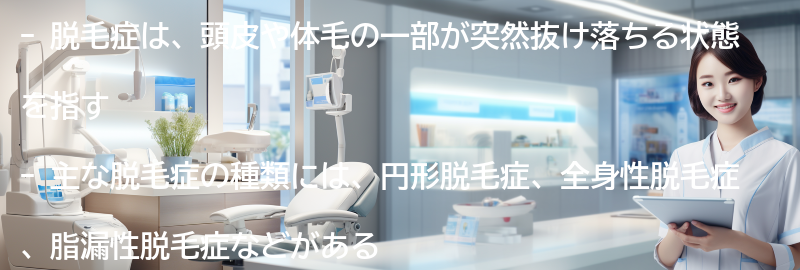 脱毛症とは何ですか？の要点まとめ