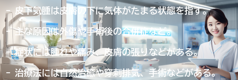 皮下気腫とは何ですか?の要点まとめ