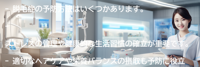 脱毛症の予防方法はありますか？の要点まとめ