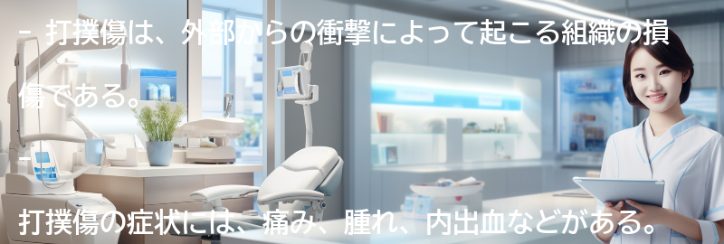 打撲傷のケーススタディの要点まとめ