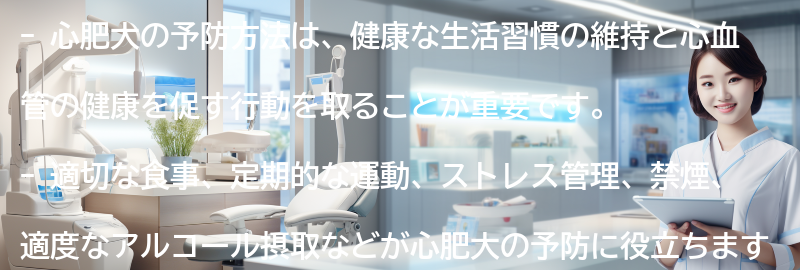 心肥大の予防方法とは？の要点まとめ