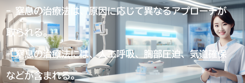 窒息の治療法とは？の要点まとめ