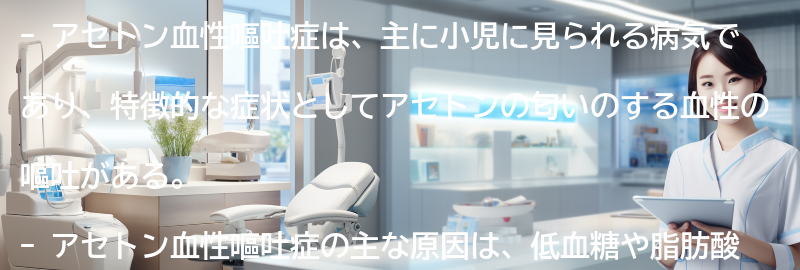 アセトン血性嘔吐症のケーススタディ:の要点まとめ