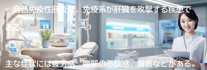 自己免疫性肝炎の主な症状とは？の要点まとめ