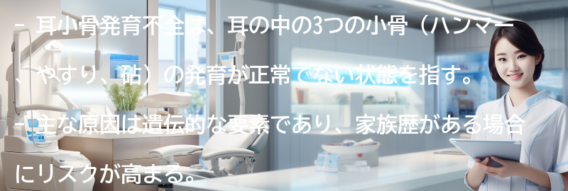 耳小骨発育不全とは何ですか？の要点まとめ