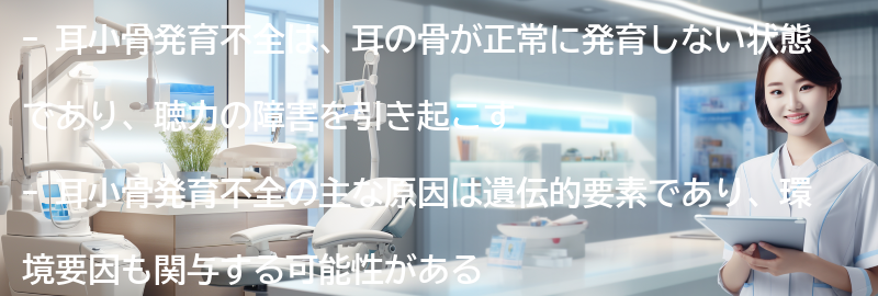 耳小骨発育不全を持つ人々の体験談と支援グループの紹介の要点まとめ