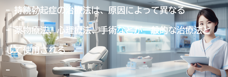 医師はどのように持続勃起症を診断できますか?