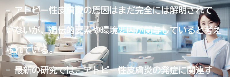アトピー性皮膚炎に関する最新の研究と情報の要点まとめ