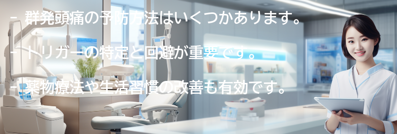 群発頭痛の予防方法はありますか？の要点まとめ