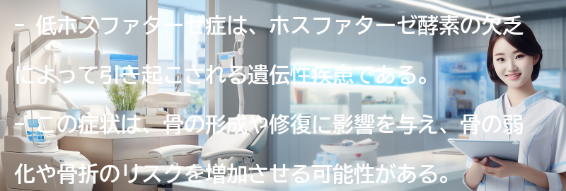低ホスファターゼ症とは何ですか?