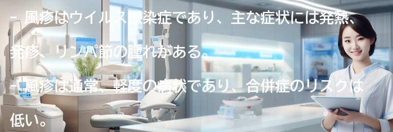 風疹の主な症状と進行の流れの要点まとめ