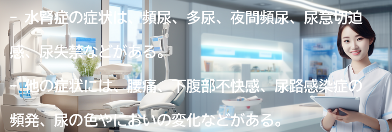 水腎症の症状とは？の要点まとめ