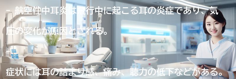 航空性中耳炎の経験者の声を紹介の要点まとめ