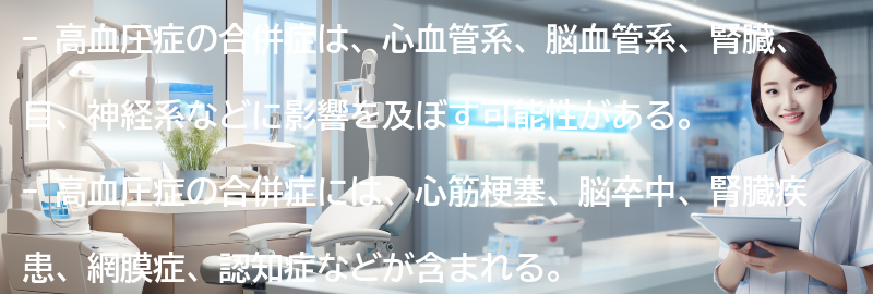 高血圧症の合併症とは？の要点まとめ
