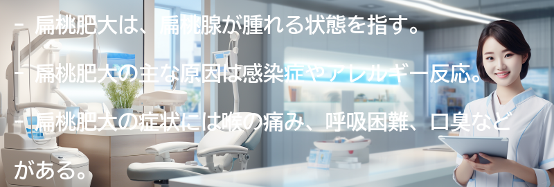 扁桃肥大とは何ですか？の要点まとめ