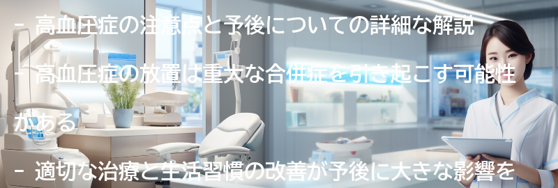 高血圧症の注意点と予後についての要点まとめ