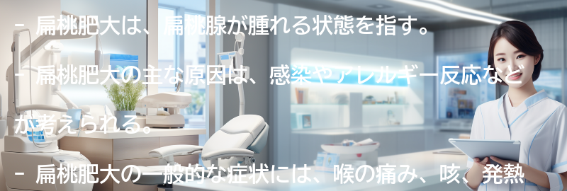 扁桃肥大の一般的な症状の要点まとめ