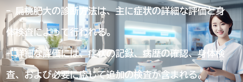 扁桃肥大の診断方法の要点まとめ
