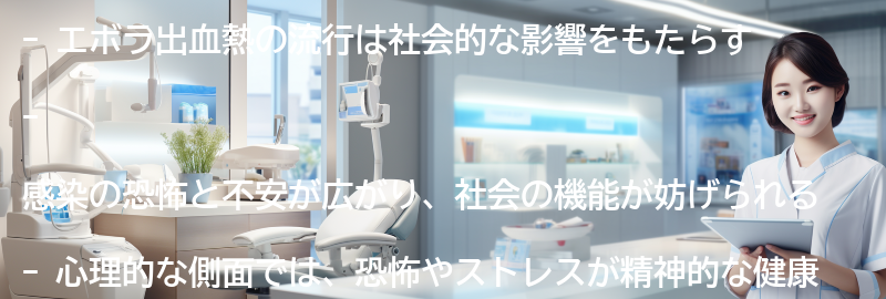 エボラ出血熱に対する社会的な影響と心理的な側面の要点まとめ