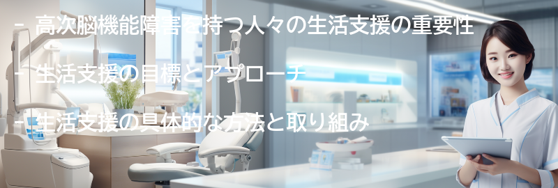 高次脳機能障害を持つ人々の生活支援についての要点まとめ