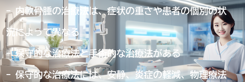 内軟骨腫の治療法にはどのようなものがありますか？の要点まとめ