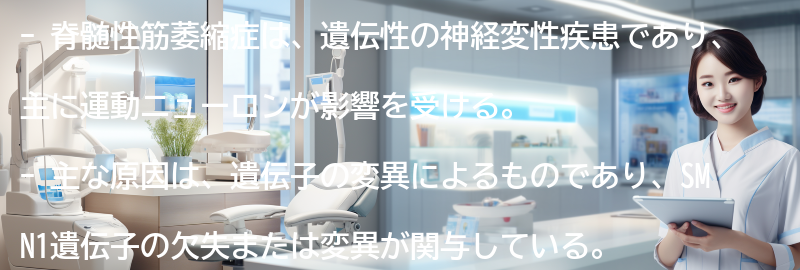 脊髄性筋萎縮症の主な原因とは？の要点まとめ