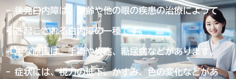 後発白内障とはの要点まとめ