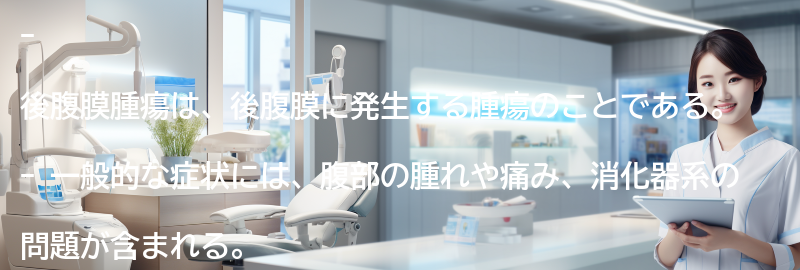 後腹膜腫瘍の一般的な症状とは？の要点まとめ