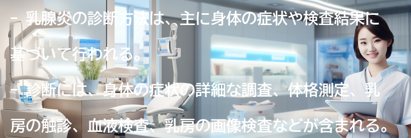 乳腺炎の診断方法とは？の要点まとめ