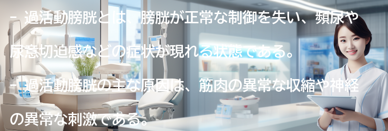 過活動膀胱に関するよくある質問と回答の要点まとめ