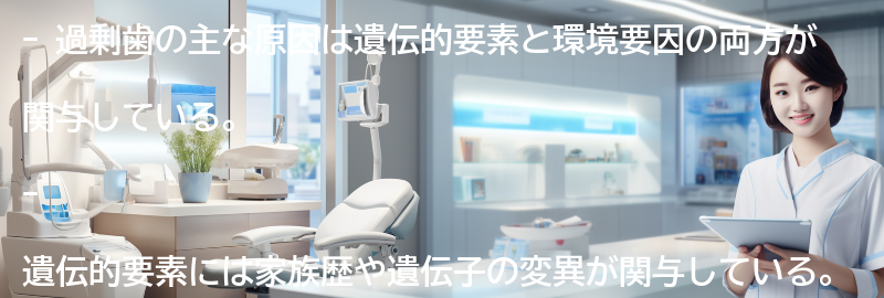 過剰歯の主な原因とは?の要点まとめ