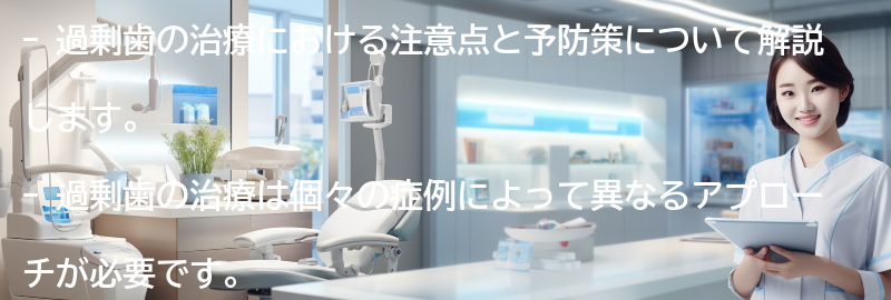 過剰歯の治療における注意点と予防策の要点まとめ