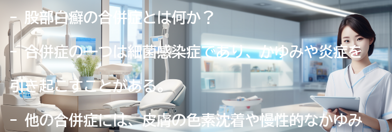 股部白癬の合併症とその対処法の要点まとめ