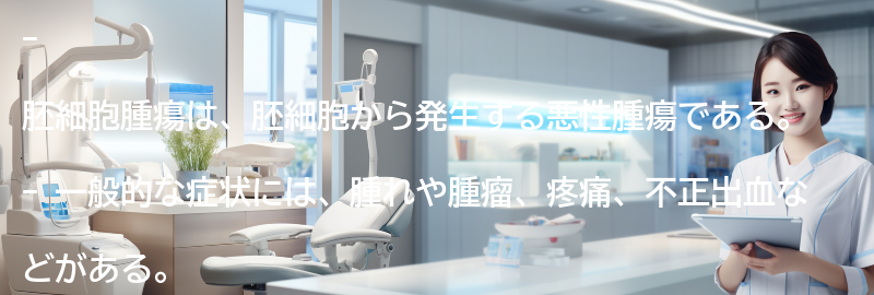 胚細胞腫瘍の一般的な症状とは？の要点まとめ