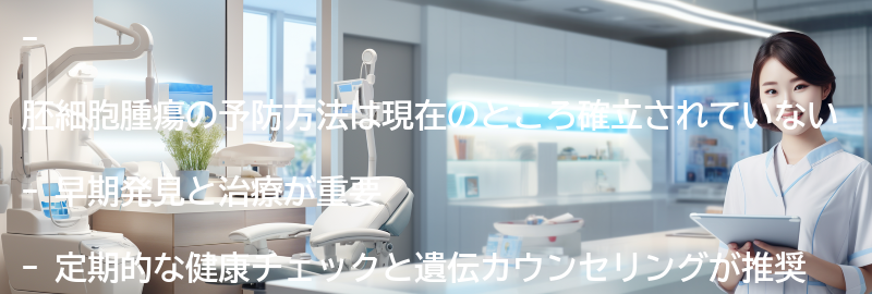 胚細胞腫瘍の予防方法はありますか？の要点まとめ