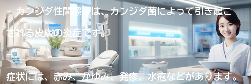 カンジダ性間擦疹の症状とは?の要点まとめ