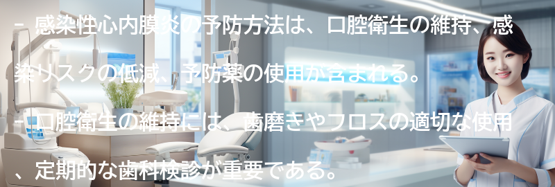 感染性心内膜炎の予防方法とは？の要点まとめ