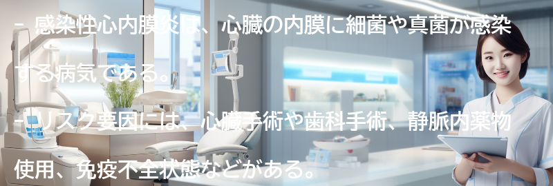 感染性心内膜炎のリスク要因とは？の要点まとめ