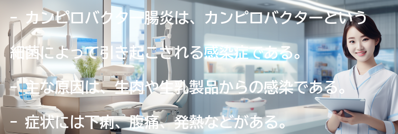 カンピロバクター腸炎とは？の要点まとめ