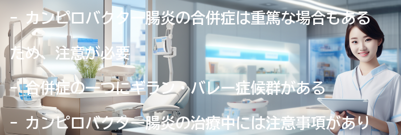 カンピロバクター腸炎の合併症と注意点の要点まとめ