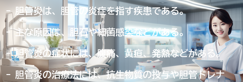 胆管炎の症状は何ですか?