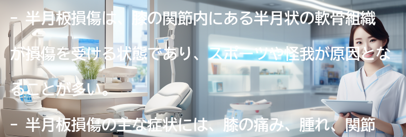 半月板損傷の注意点と日常生活への影響についての要点まとめ