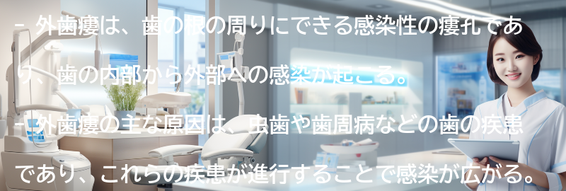 外歯瘻とは何ですか？の要点まとめ
