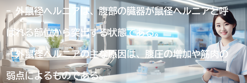 外鼠径ヘルニアとは何ですか？の要点まとめ