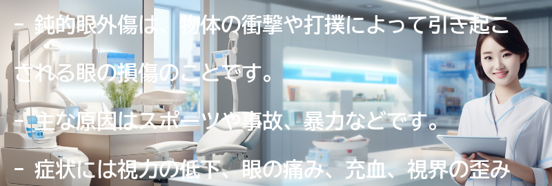 鈍的眼外傷とは何ですか？の要点まとめ
