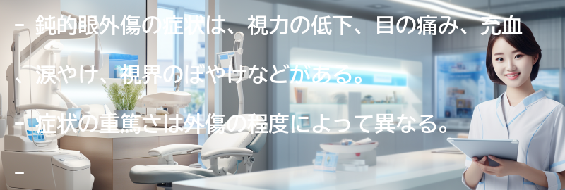鈍的眼外傷の症状とは？の要点まとめ