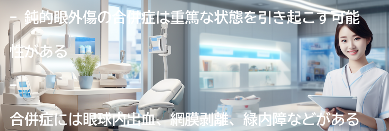鈍的眼外傷の合併症とは？の要点まとめ