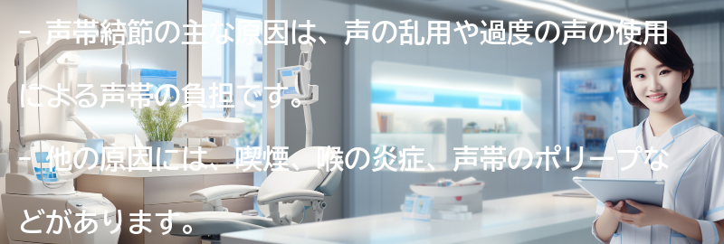 声帯結節の主な原因は何ですか?の要点まとめ