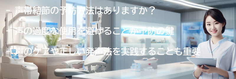 声帯結節の予防方法はありますか?の要点まとめ