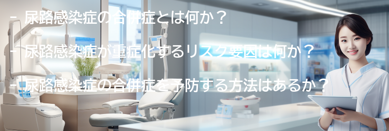 尿路感染症の合併症と重症化のリスクについての要点まとめ